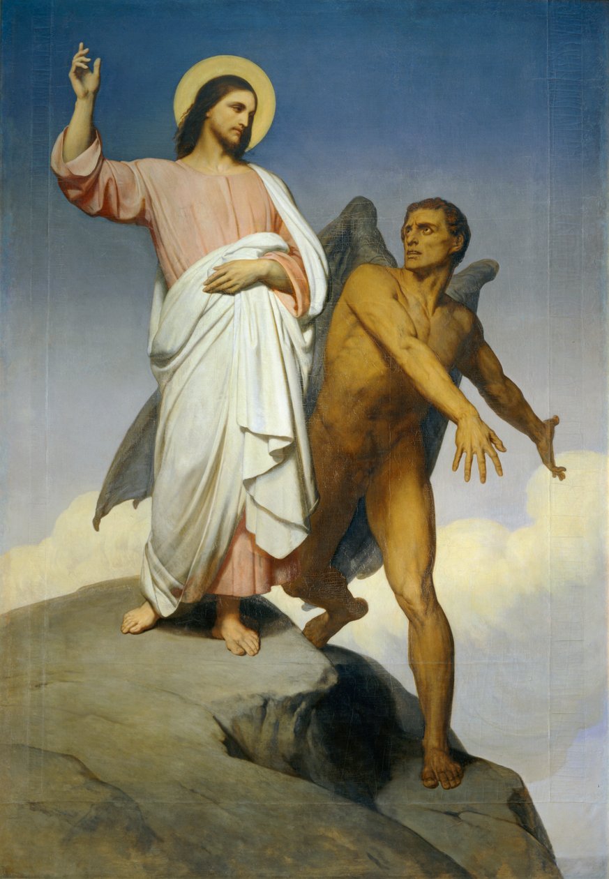 La tentazione di Cristo ... da Ary Scheffer