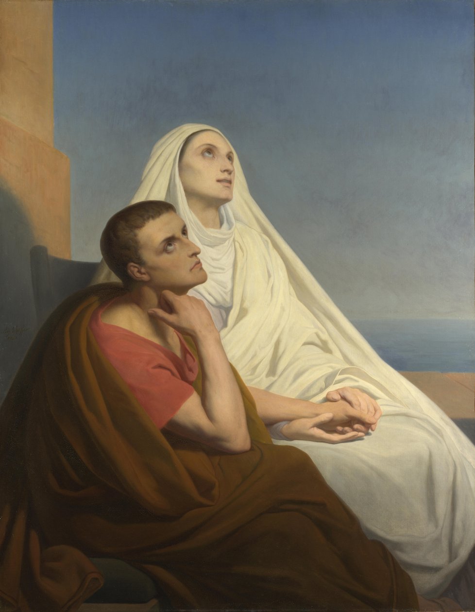 Santi Agostino e Monica da Ary Scheffer
