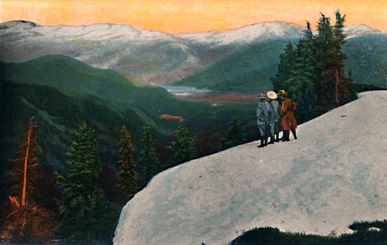 Guardando giù dal Monte Rainier, c1916 da Asahel Curtis