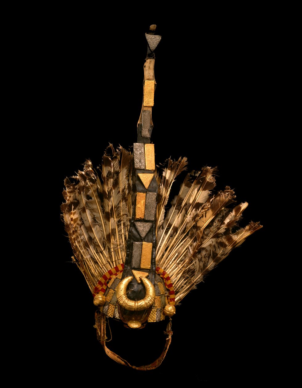 Copricapo del Portaspada del Capo, Ghana, c.1825 da Asante Culture