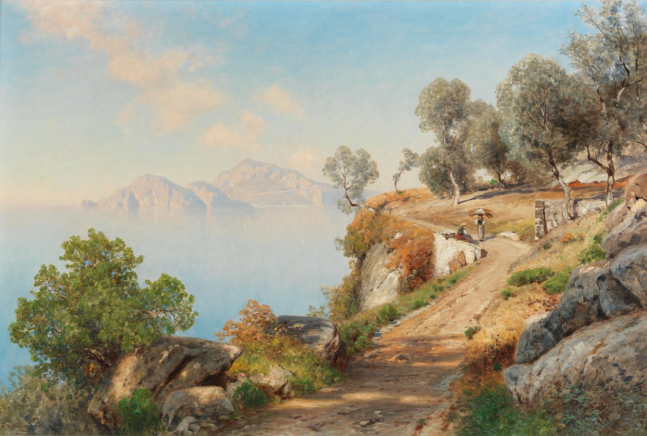 Tedesco: Vista su Capri da Ascan Lutteroth