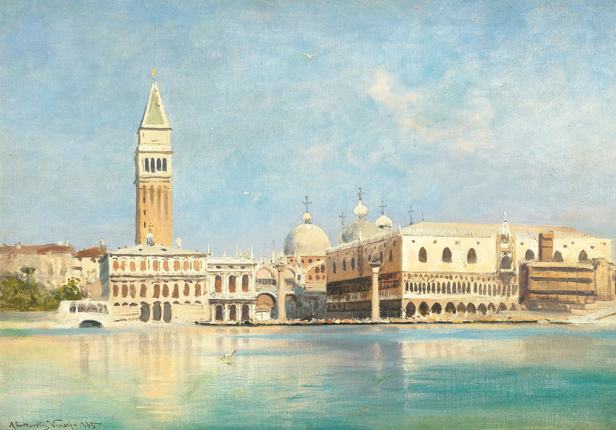 Venezia, vista su Piazza San Marco da Ascan Lutteroth