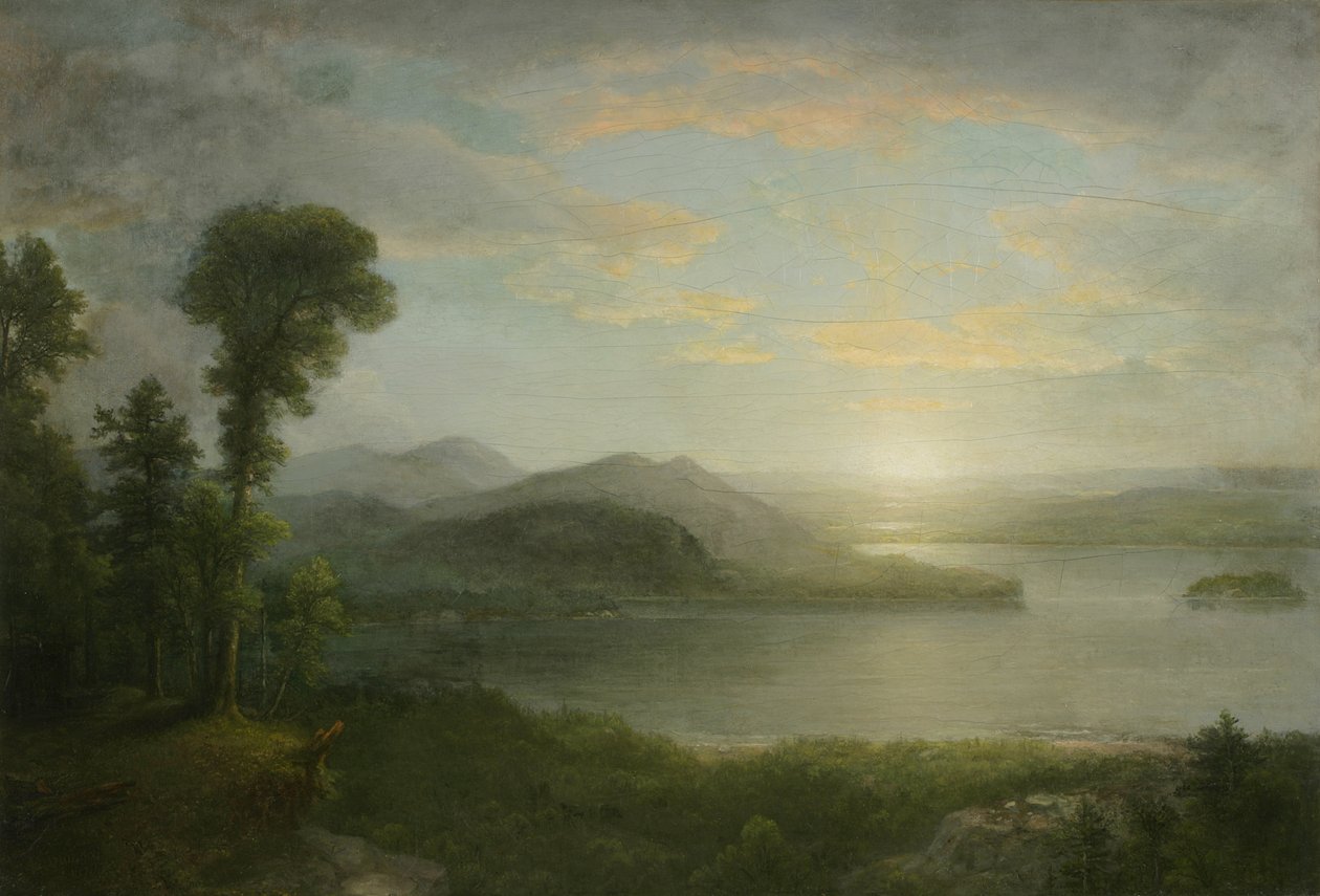 Tramonto: Souvenir degli Adirondacks, 1878 da Asher Brown Durand