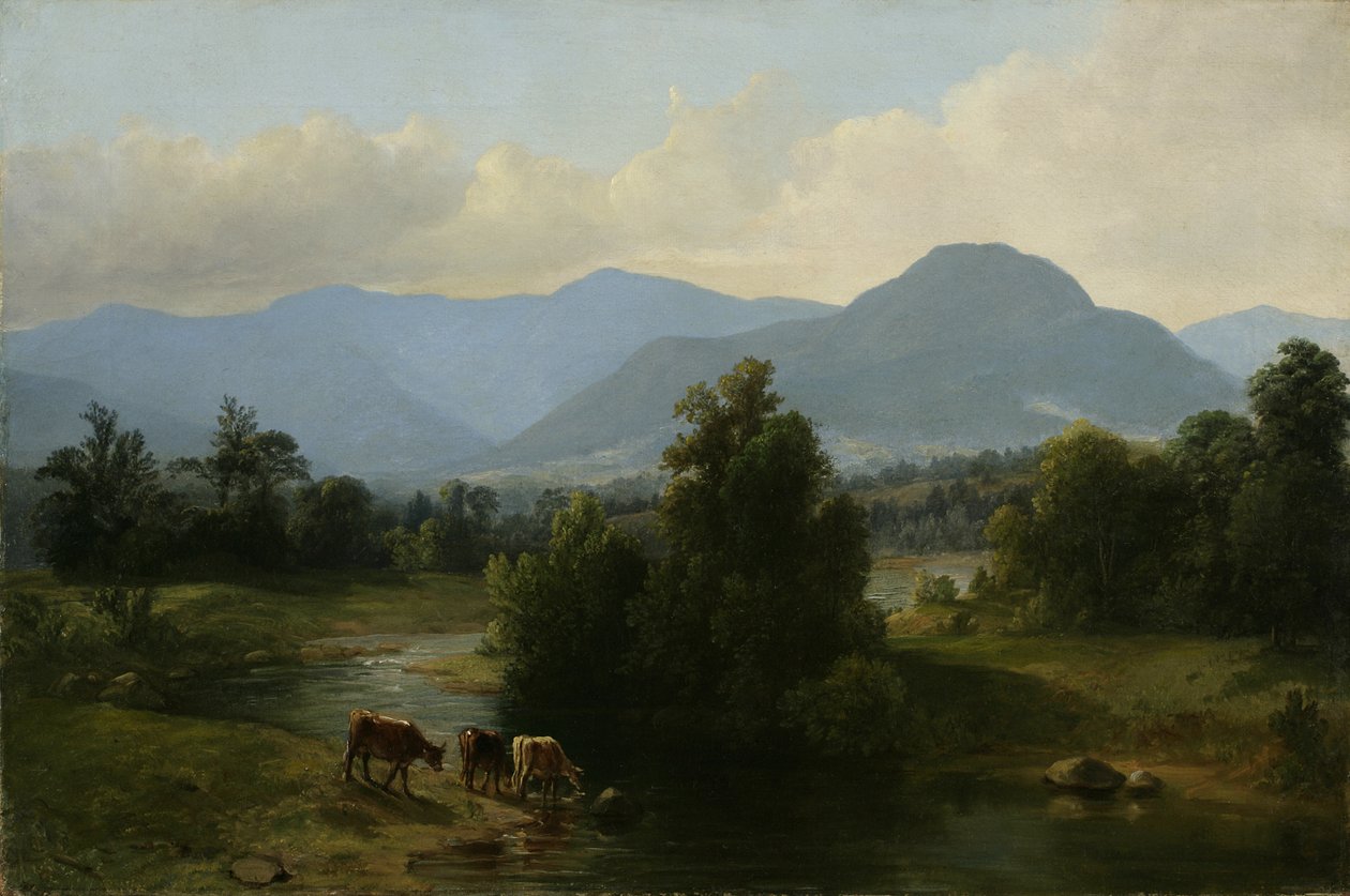 Veduta dei Monti Shandaken, New York, 1853 da Asher Brown Durand