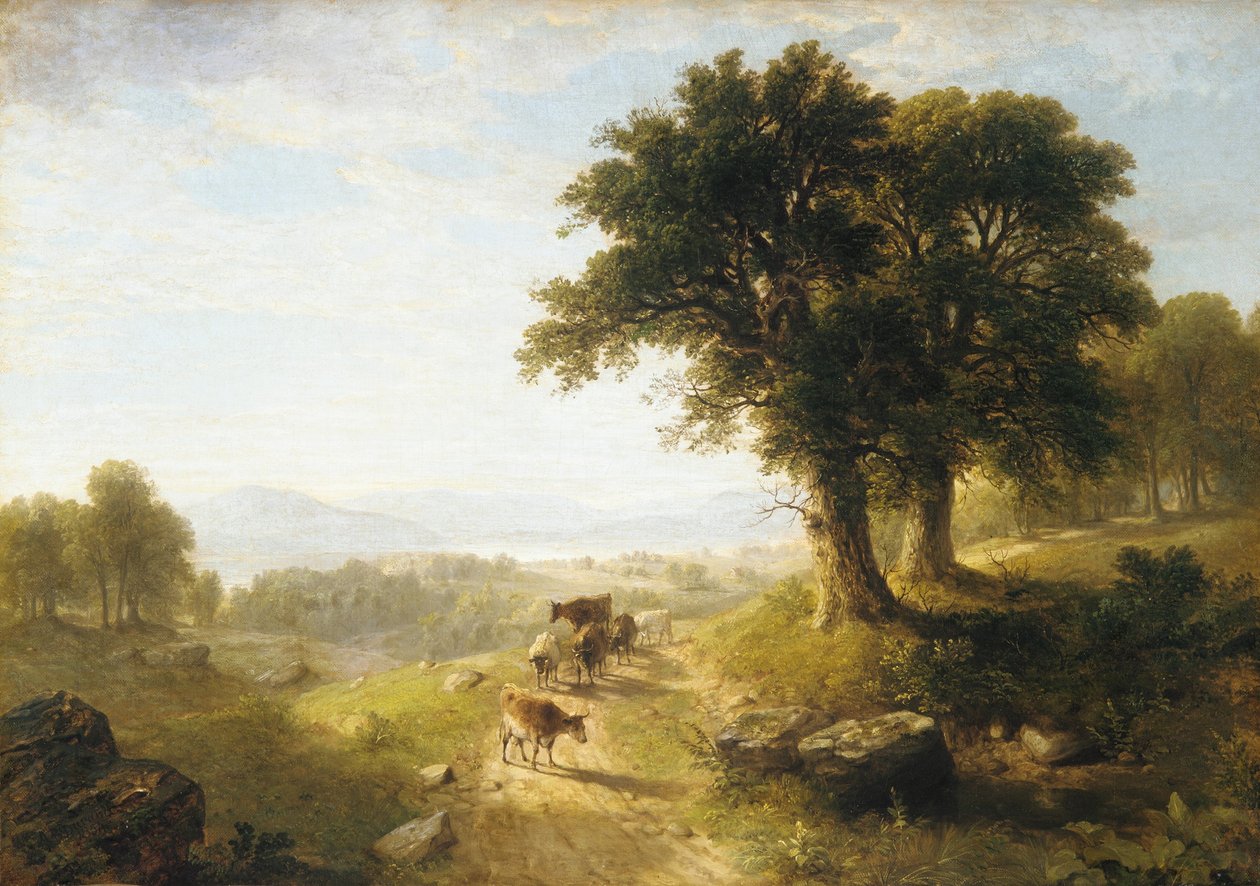 Scena del fiume da Asher Brown Durand