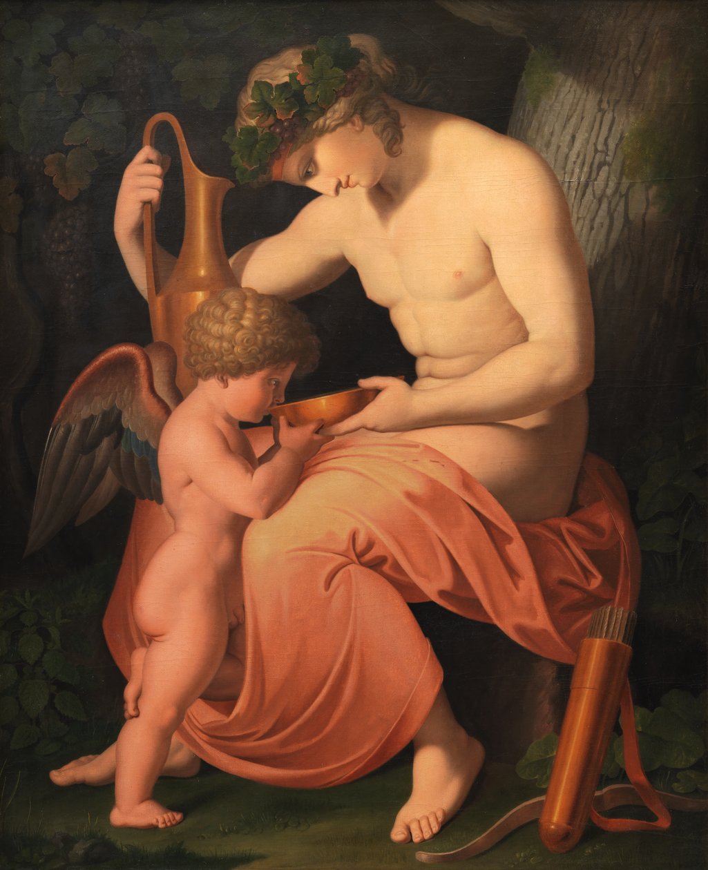 Bacco e Cupido da Asmus Jacob Carstens