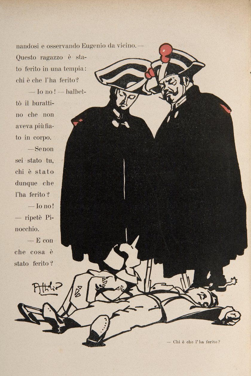 Illustrazione da Pinocchio da Attilio Mussino