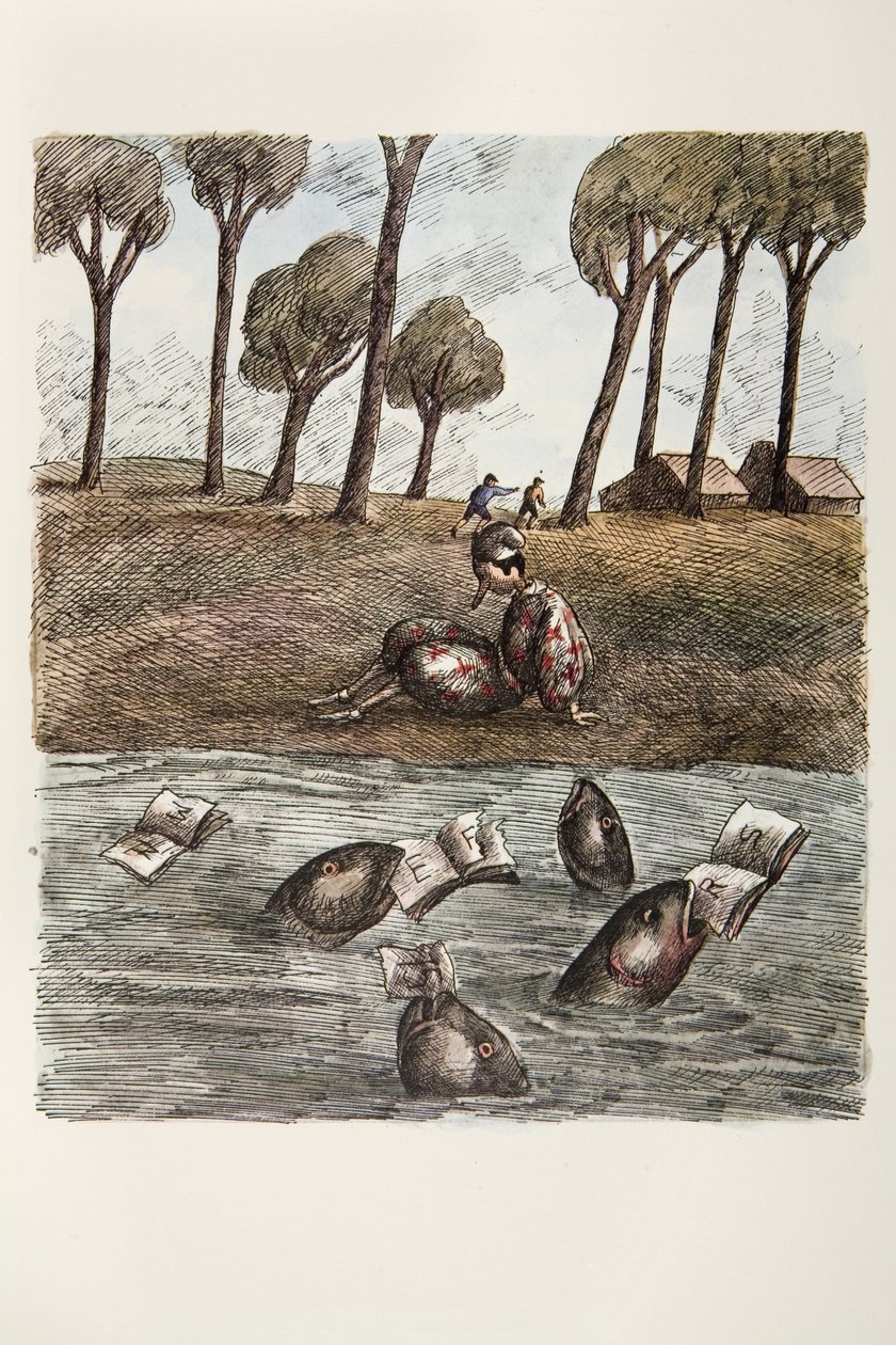 Illustrazione da "Pinocchio" di Carlo Collodi da Attilio Mussino