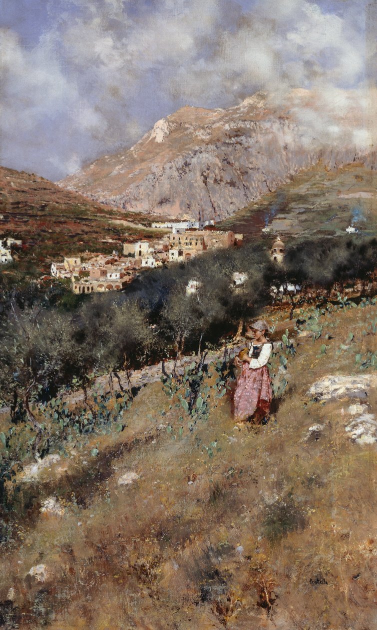 Veduta di Capri da Attillo Pratella