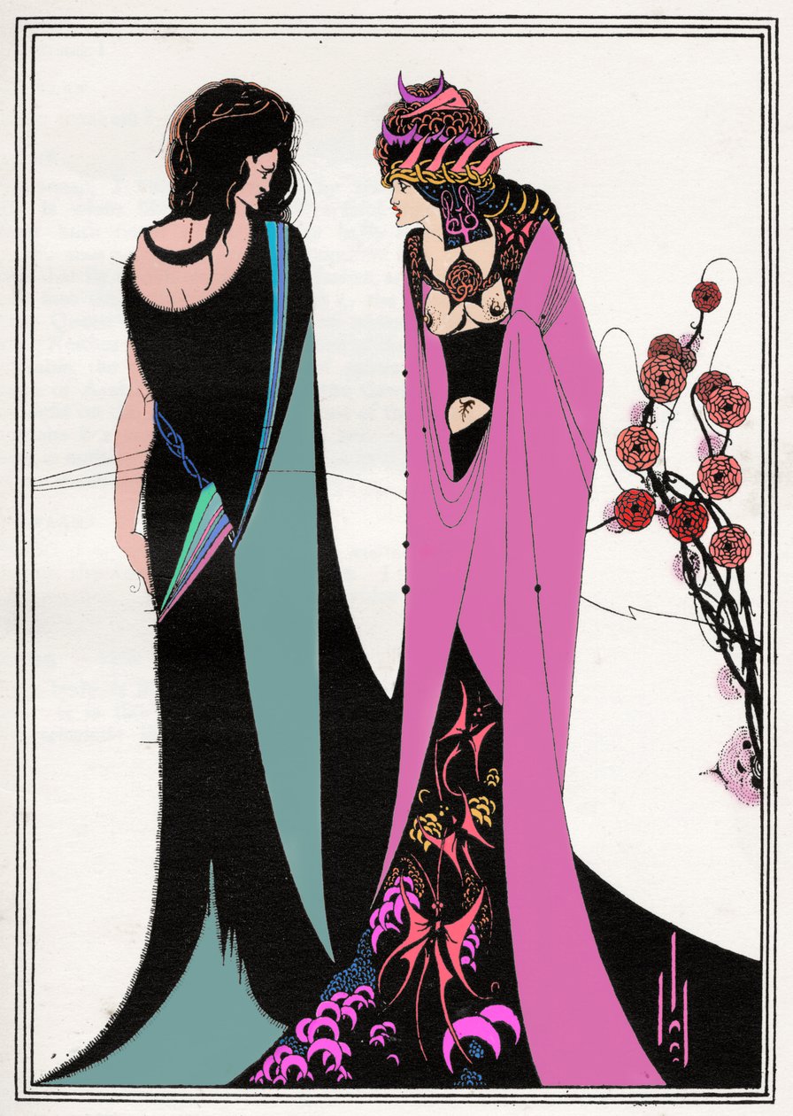 Giovanni e Salomè da Aubrey Beardsley