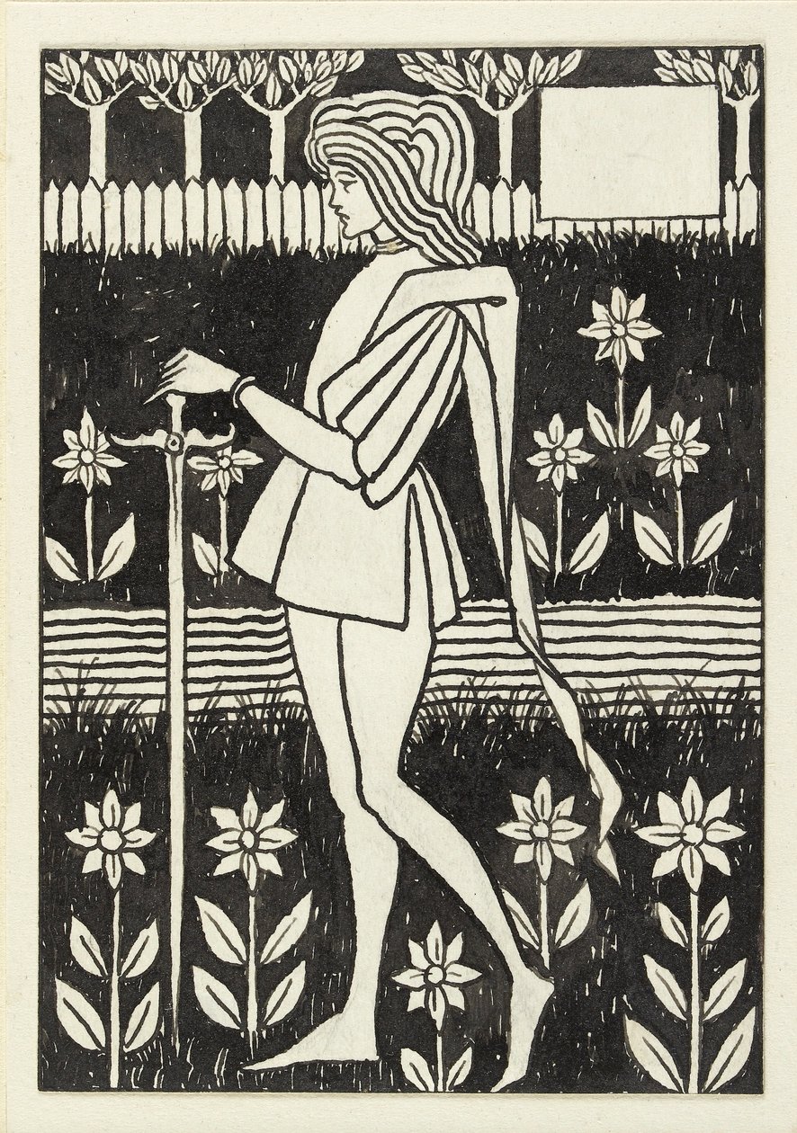 Un paggio da Aubrey Beardsley