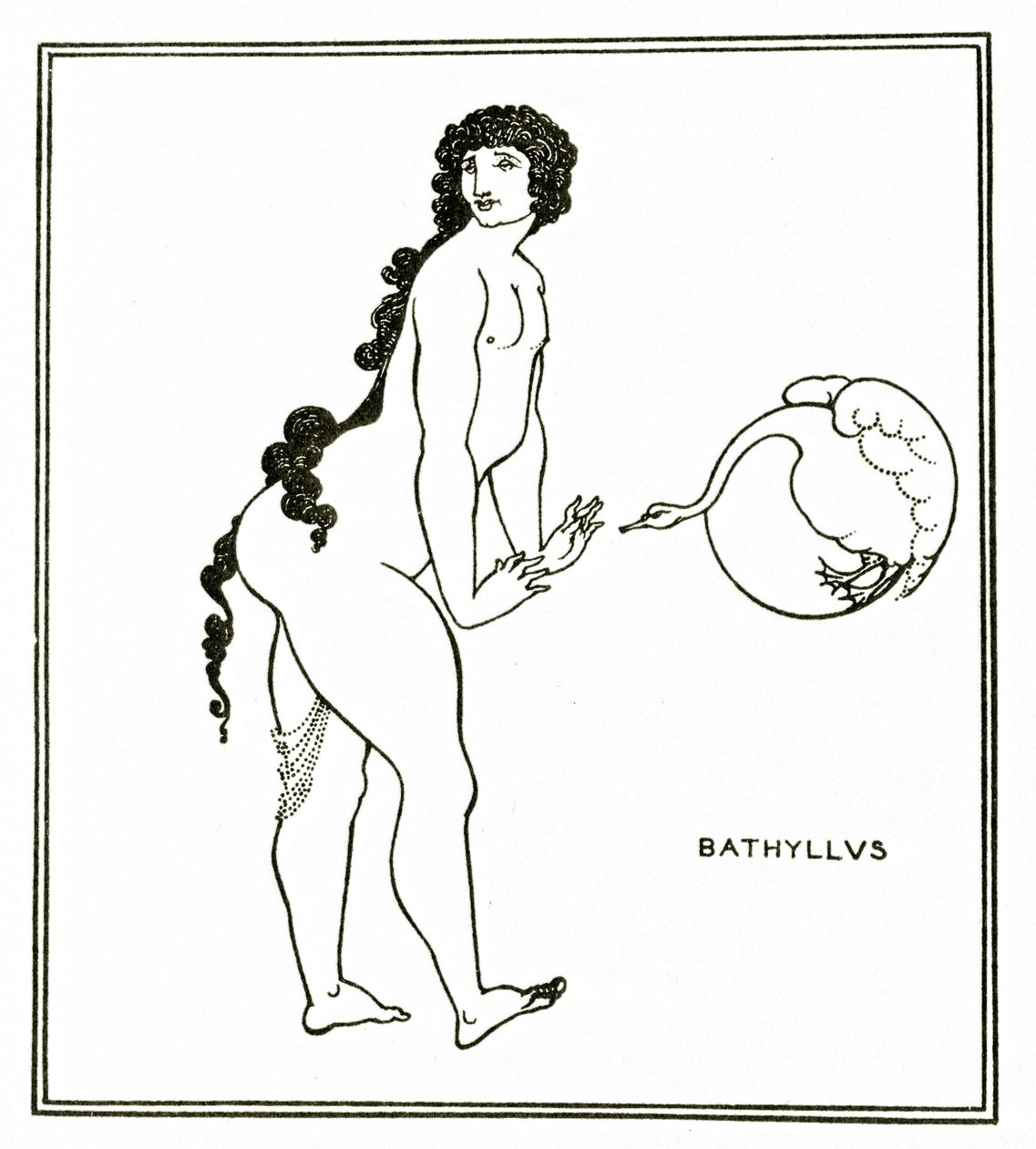 Bathyllus da Aubrey Beardsley