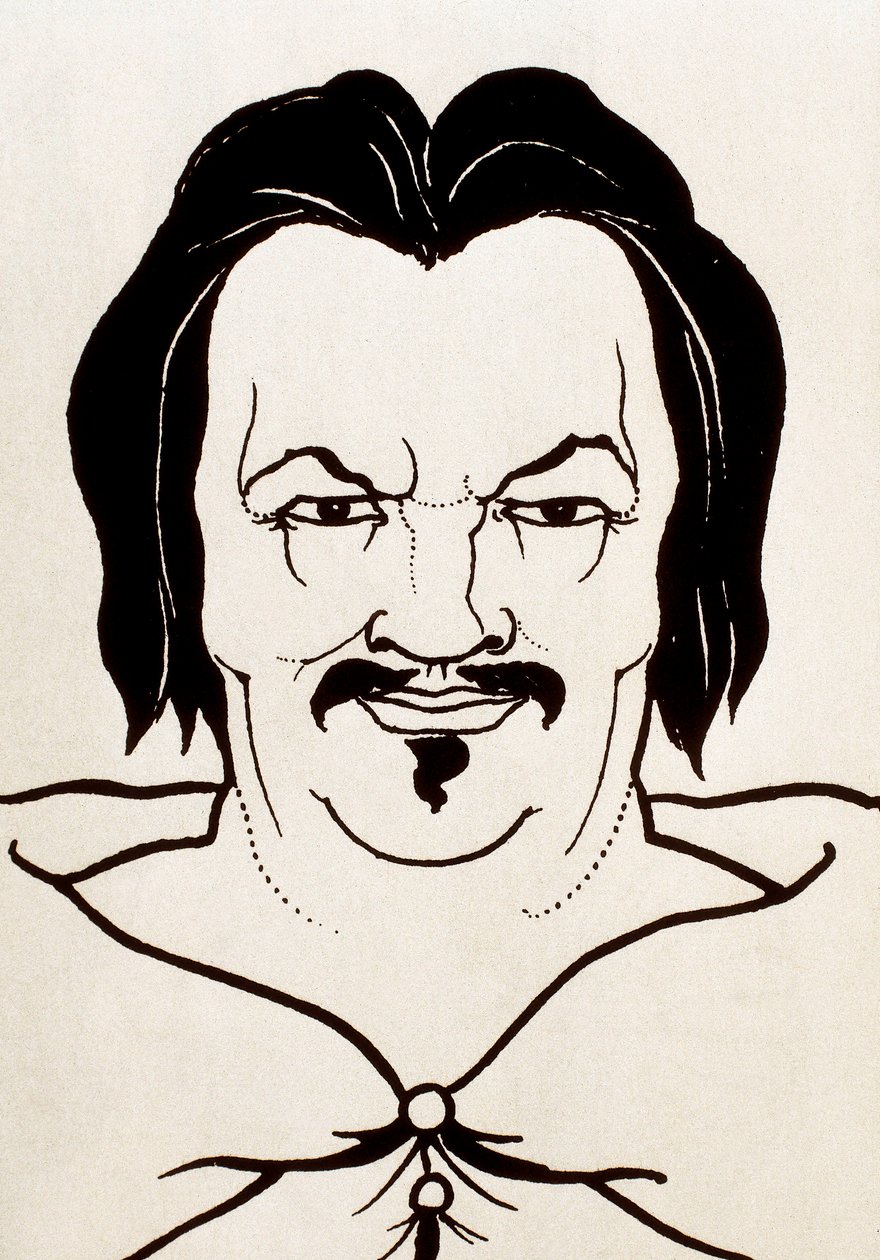 Ritratto di Honoré de Balzac da Aubrey Beardsley