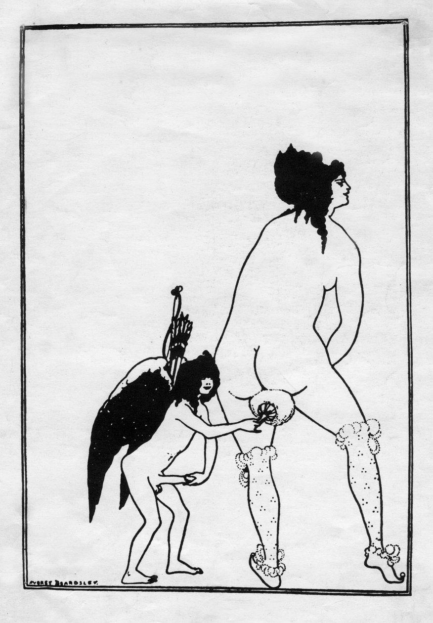 La Toilette di Lampito da Aubrey Beardsley