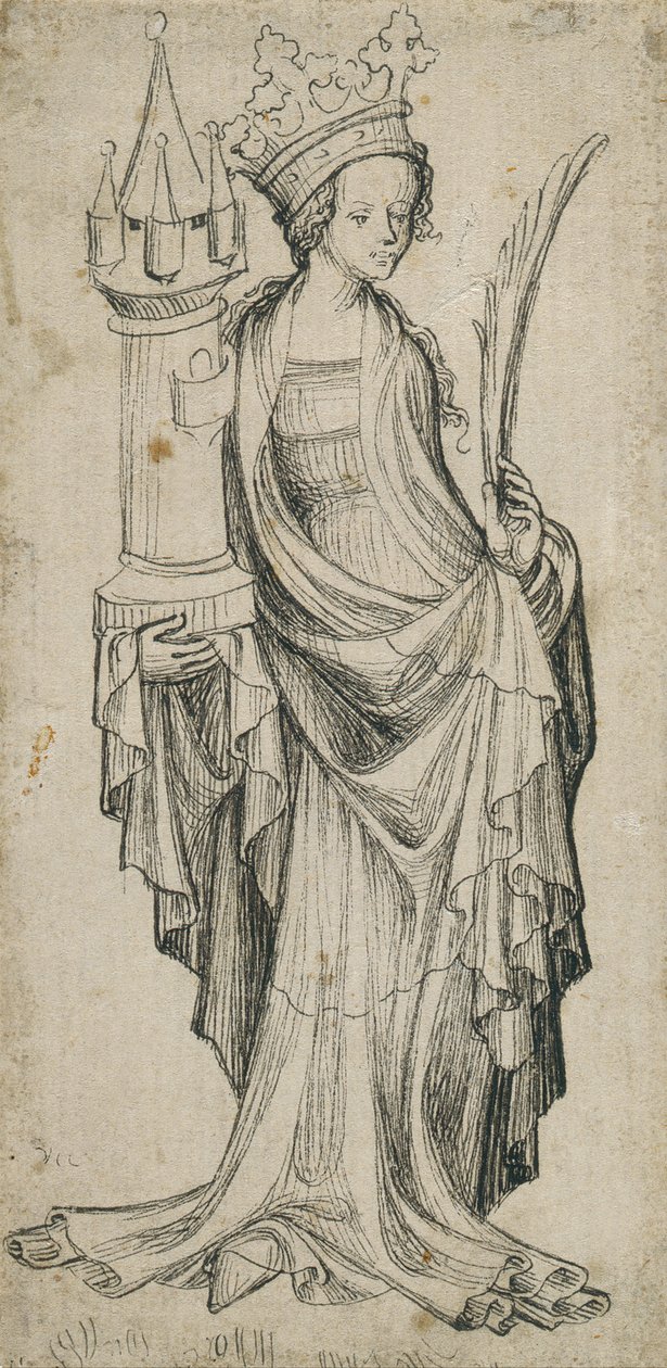 Santa Barbara da Augsburger Meister