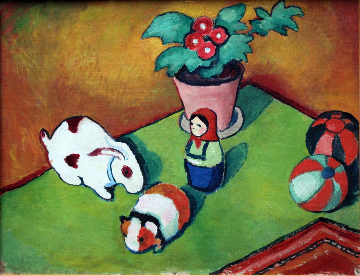 I giocattoli di Little Walter da August Macke