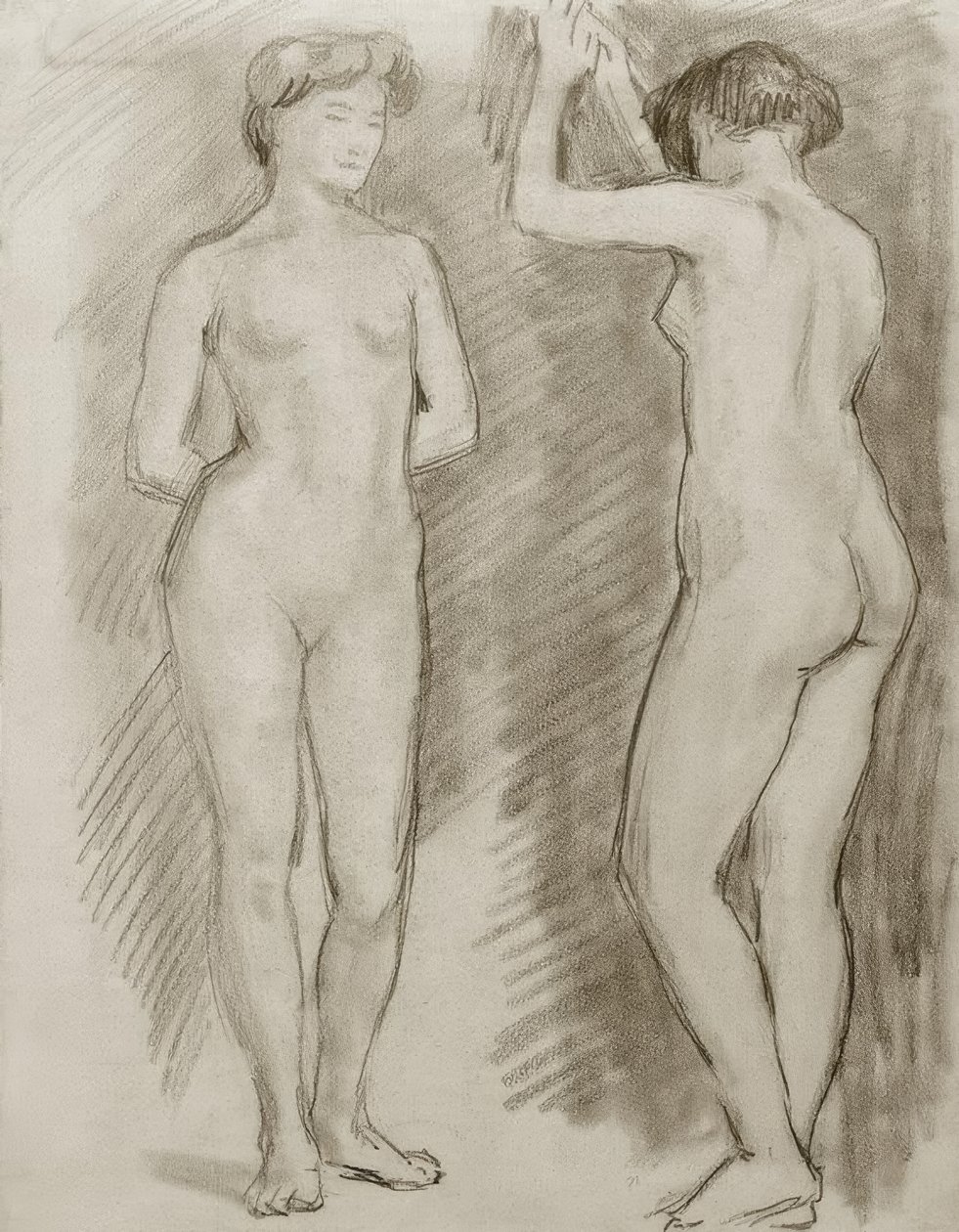 Nudi femminili da August Macke