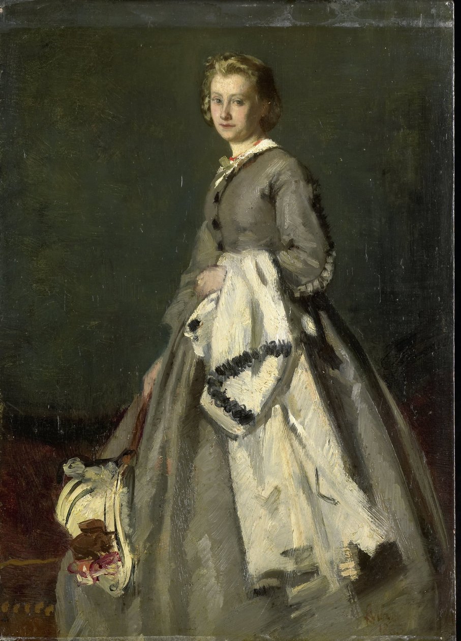 Una giovane donna da August Allebe