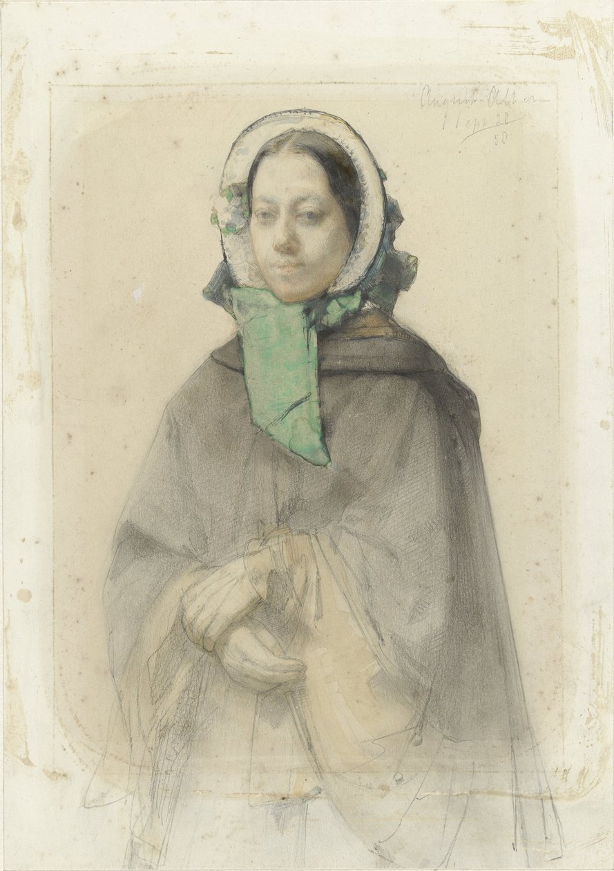Ritratto di Theresia A. A. Allebé da August Allebe