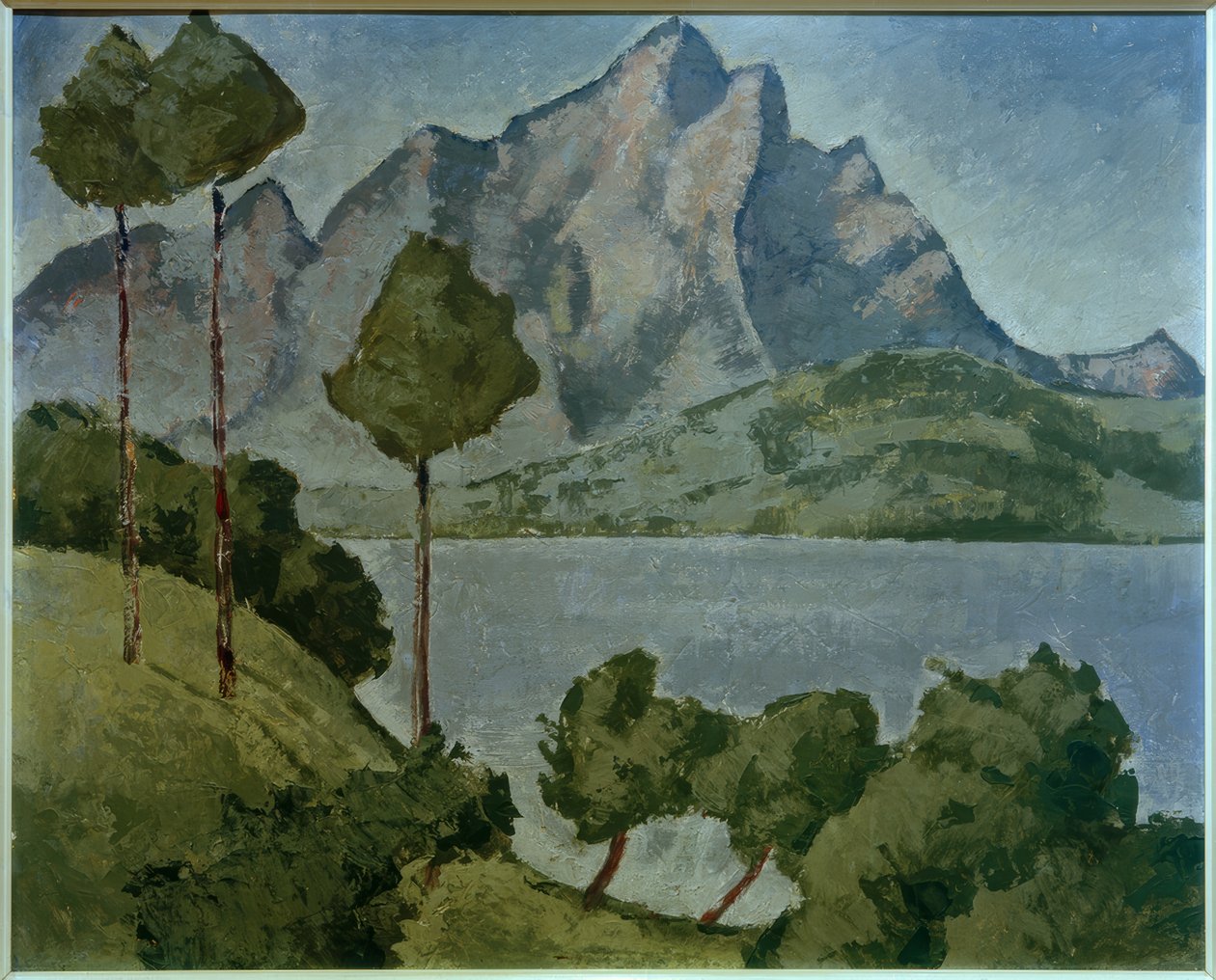 Lago dei Quattro Cantoni con Pilatus da August Babberger