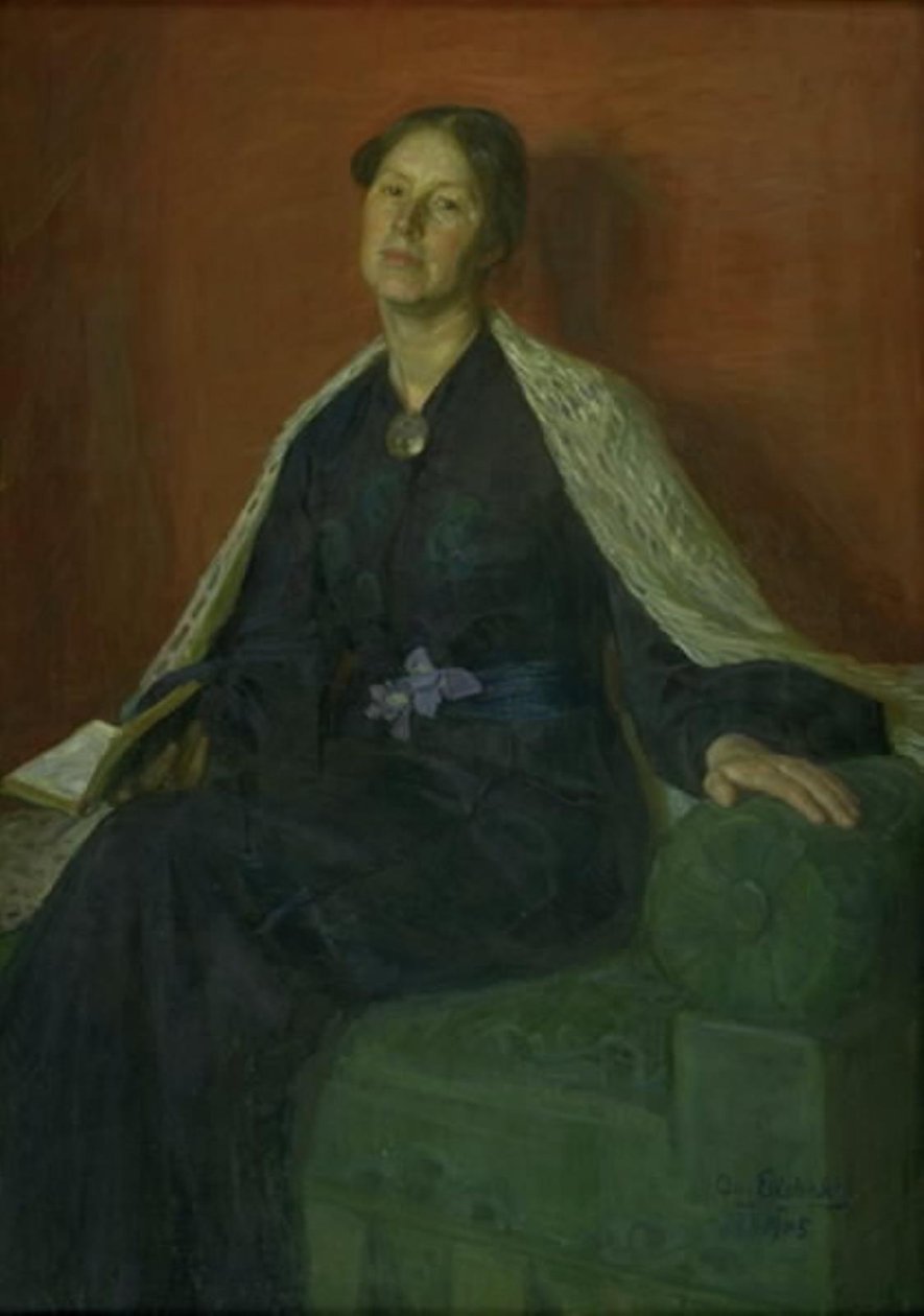 Ritratto di una signora da August Eiebakke