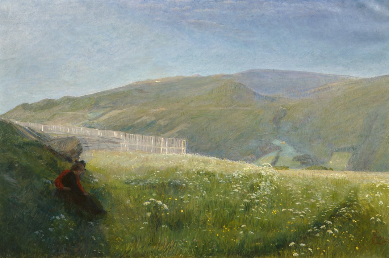 Paesaggio estivo, Vågå da August Eiebakke