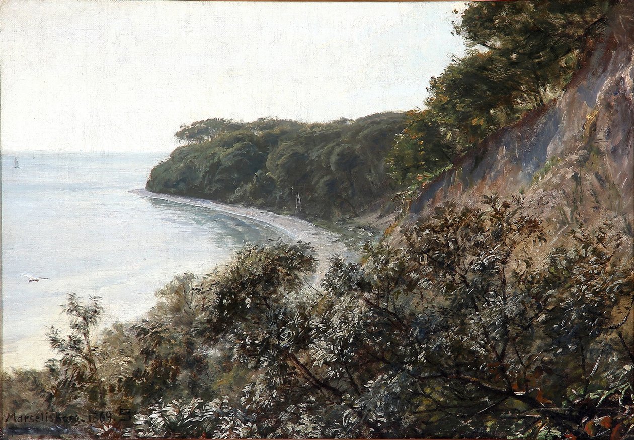 Scena costiera da Marselisborg da August Jerndorff