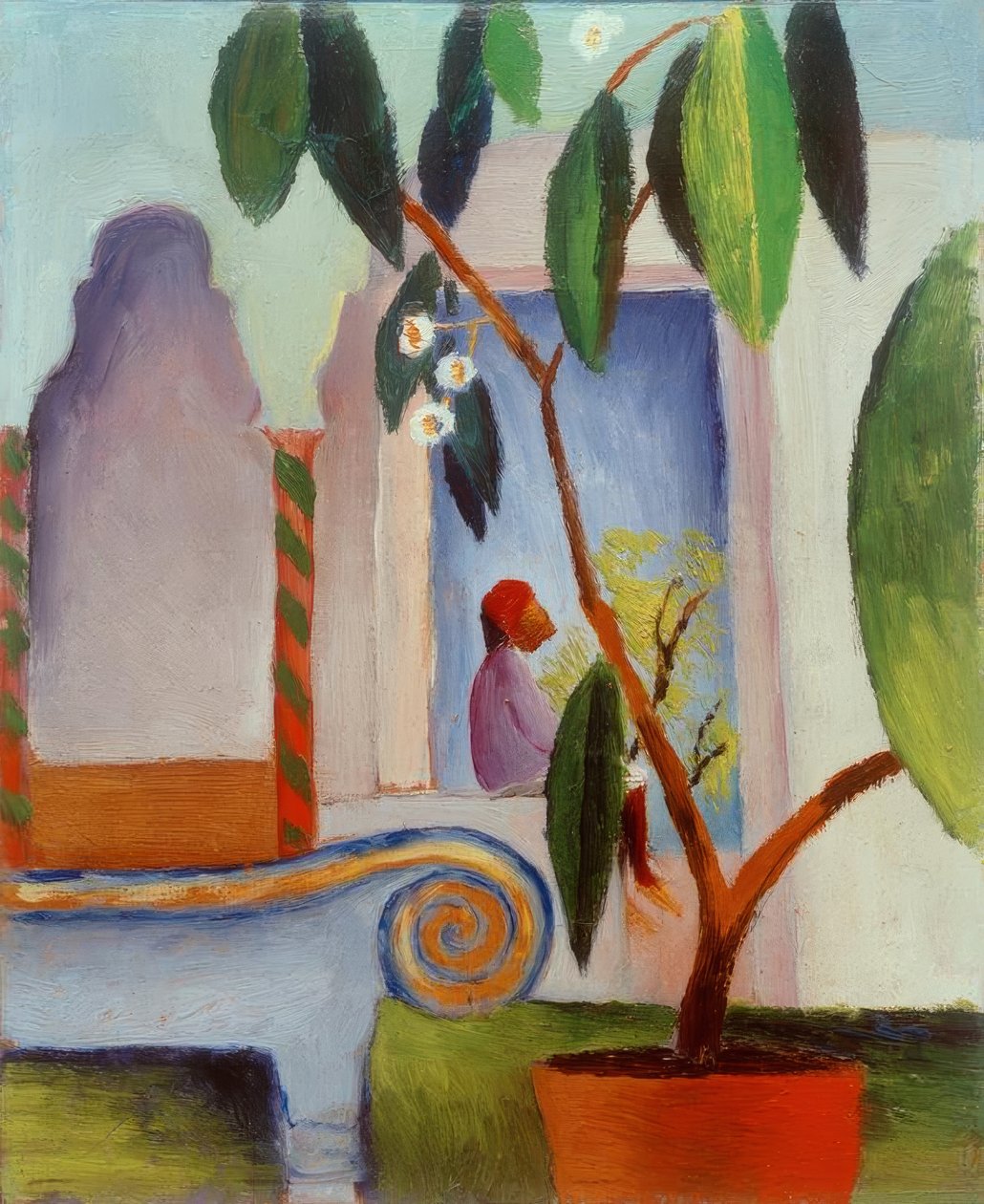 Caffè arabo (piccolo turco) da August Macke