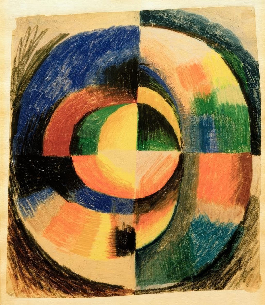 Cerchio dei colori II (grande) da August Macke