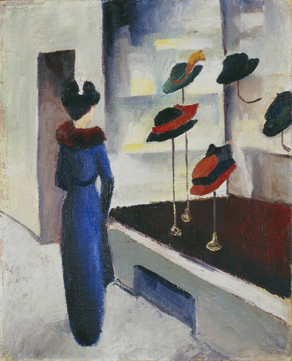 Negozio di cappelli, 1913 da August Macke