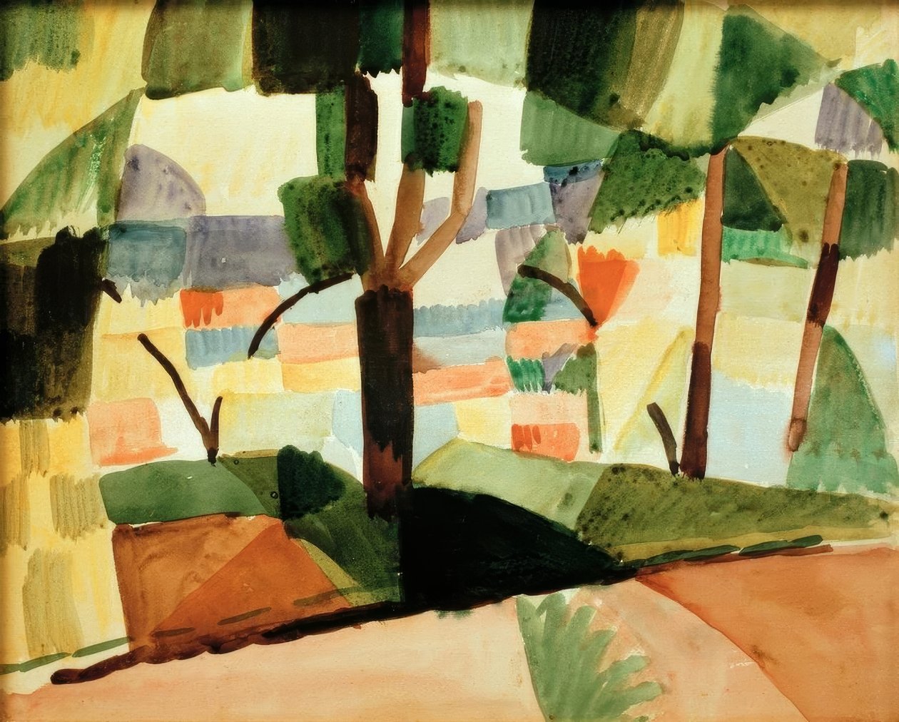 Kandern IV da August Macke