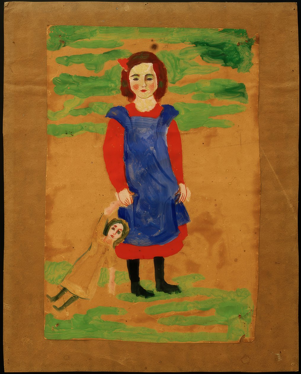 Bambino con bambola da August Macke