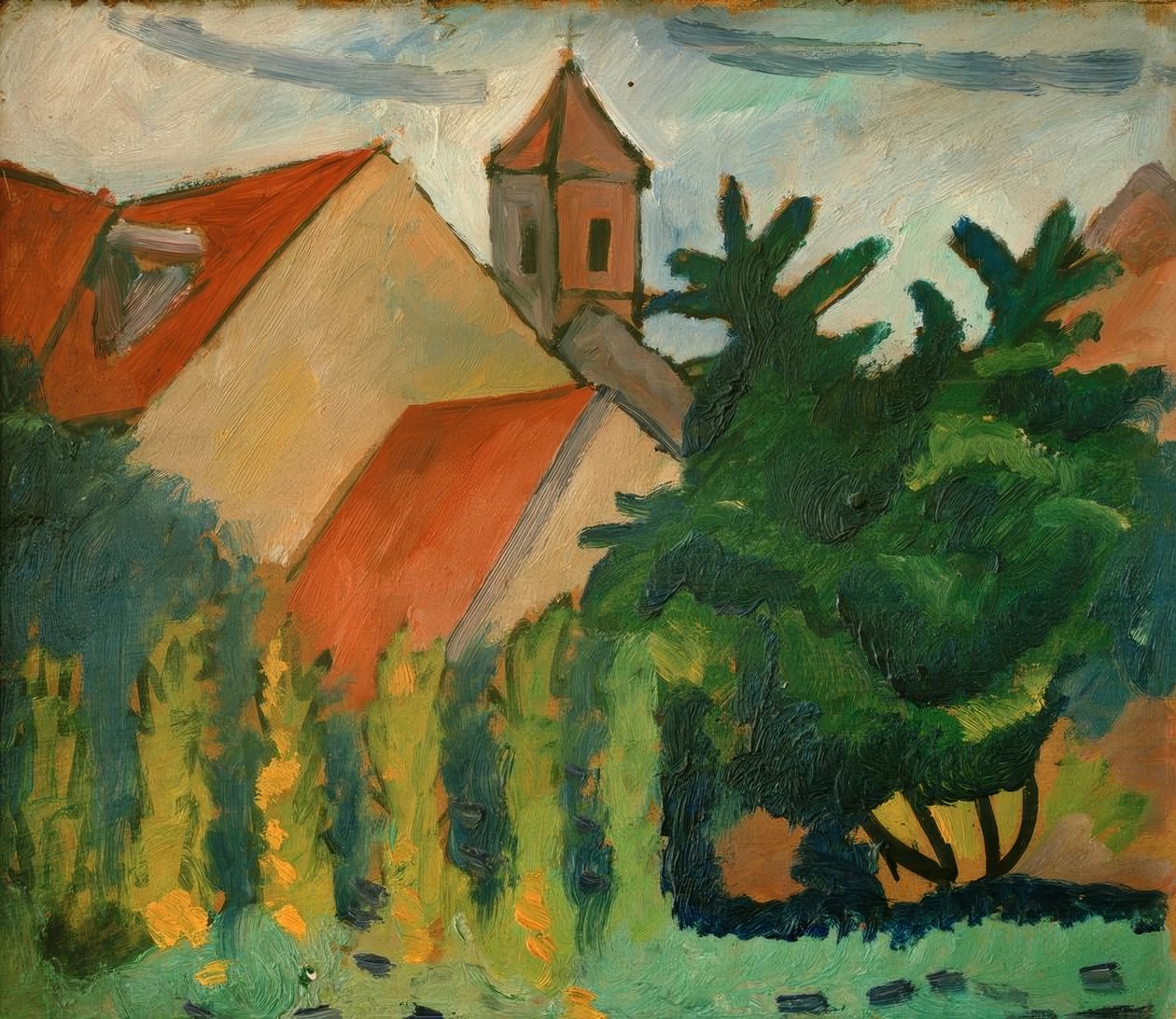 Chiesa a Kandern da August Macke