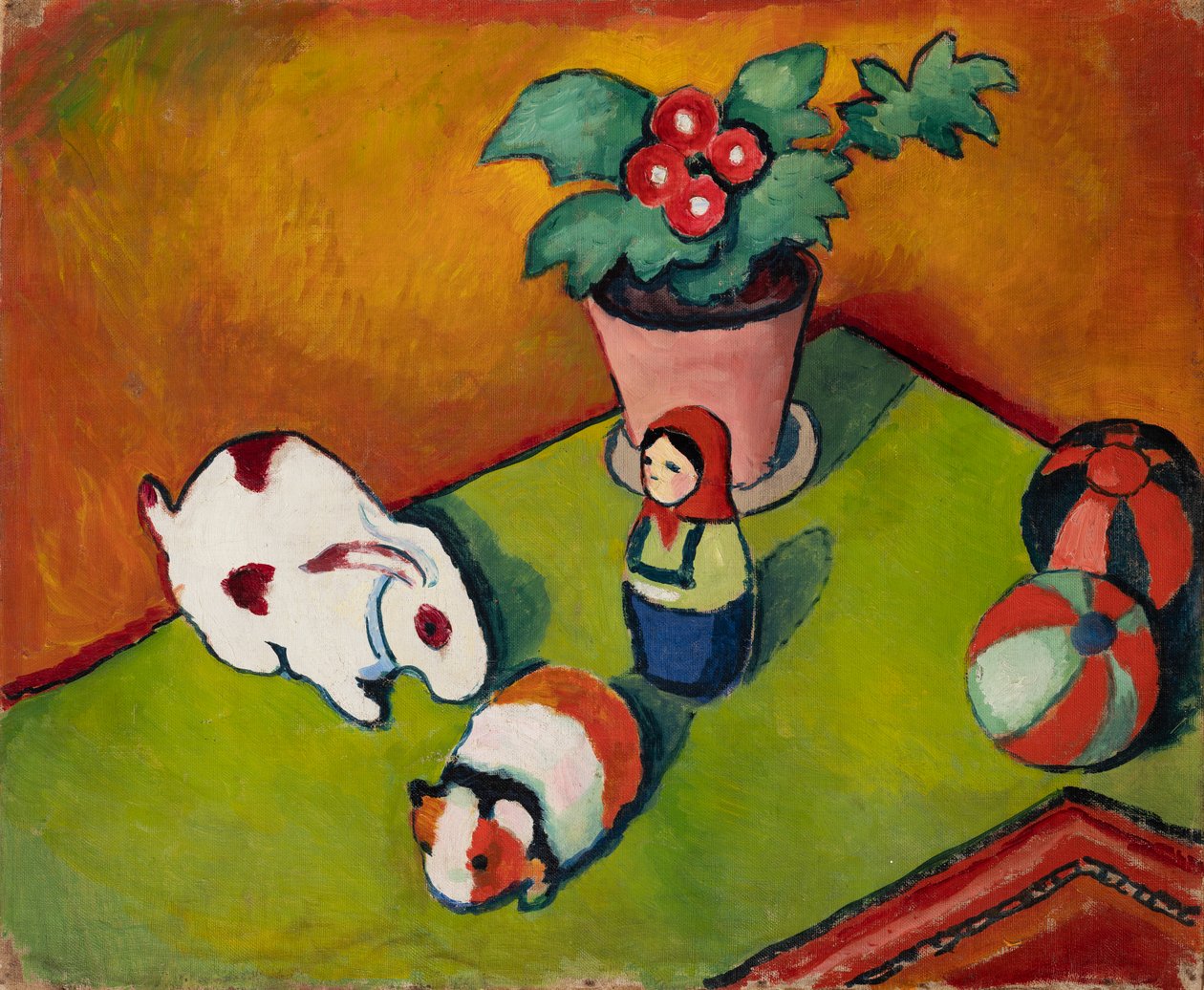 I giocattoli di Little Walter da August Macke