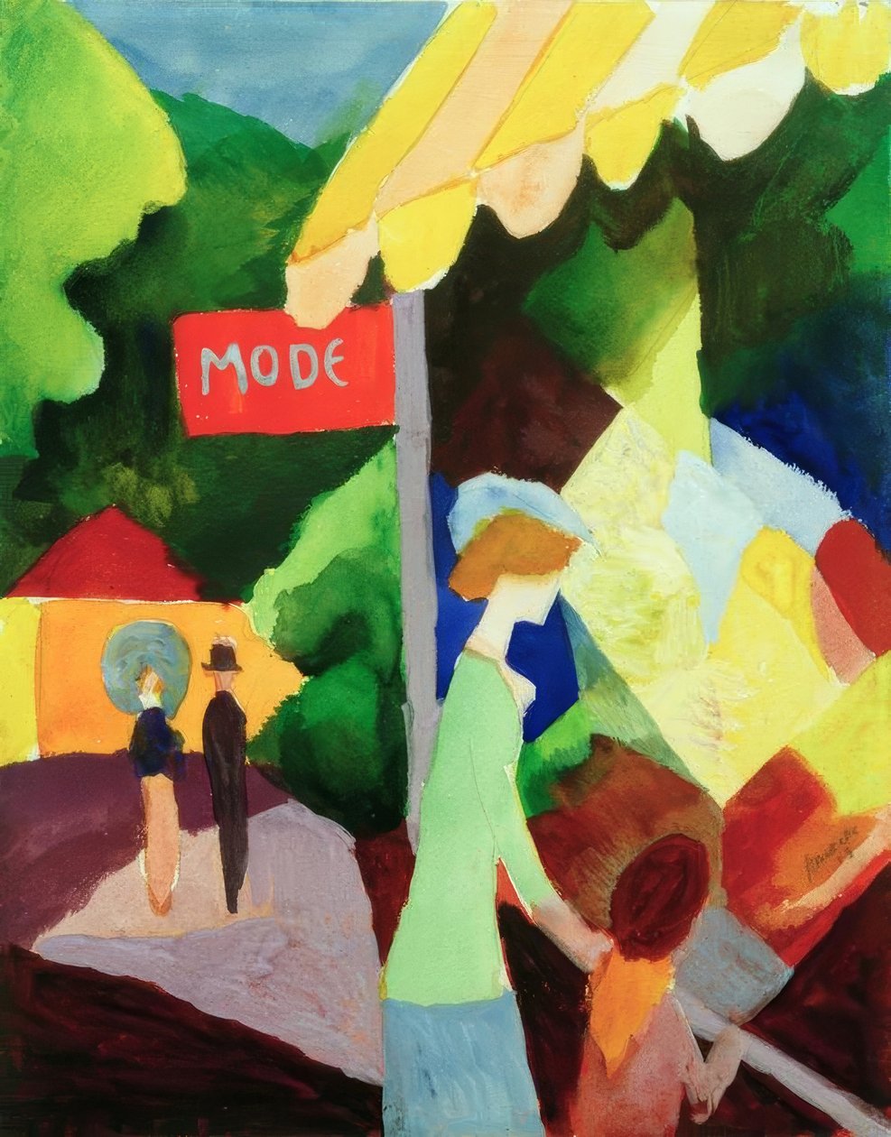 Vetrina di moda da August Macke