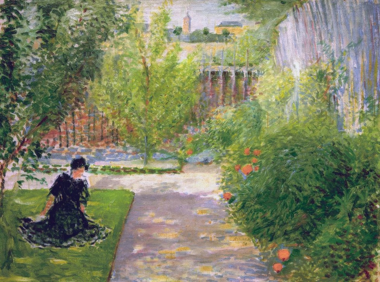 Giardino soleggiato da August Macke