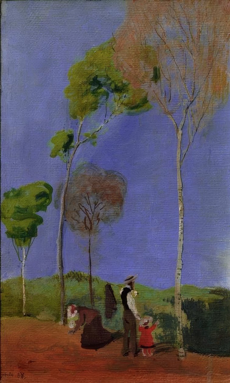 Passeggiatori da August Macke