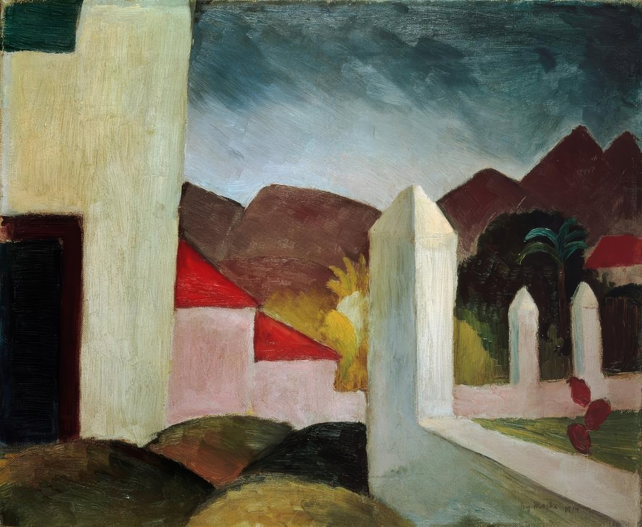 Paesaggio tunisino da August Macke