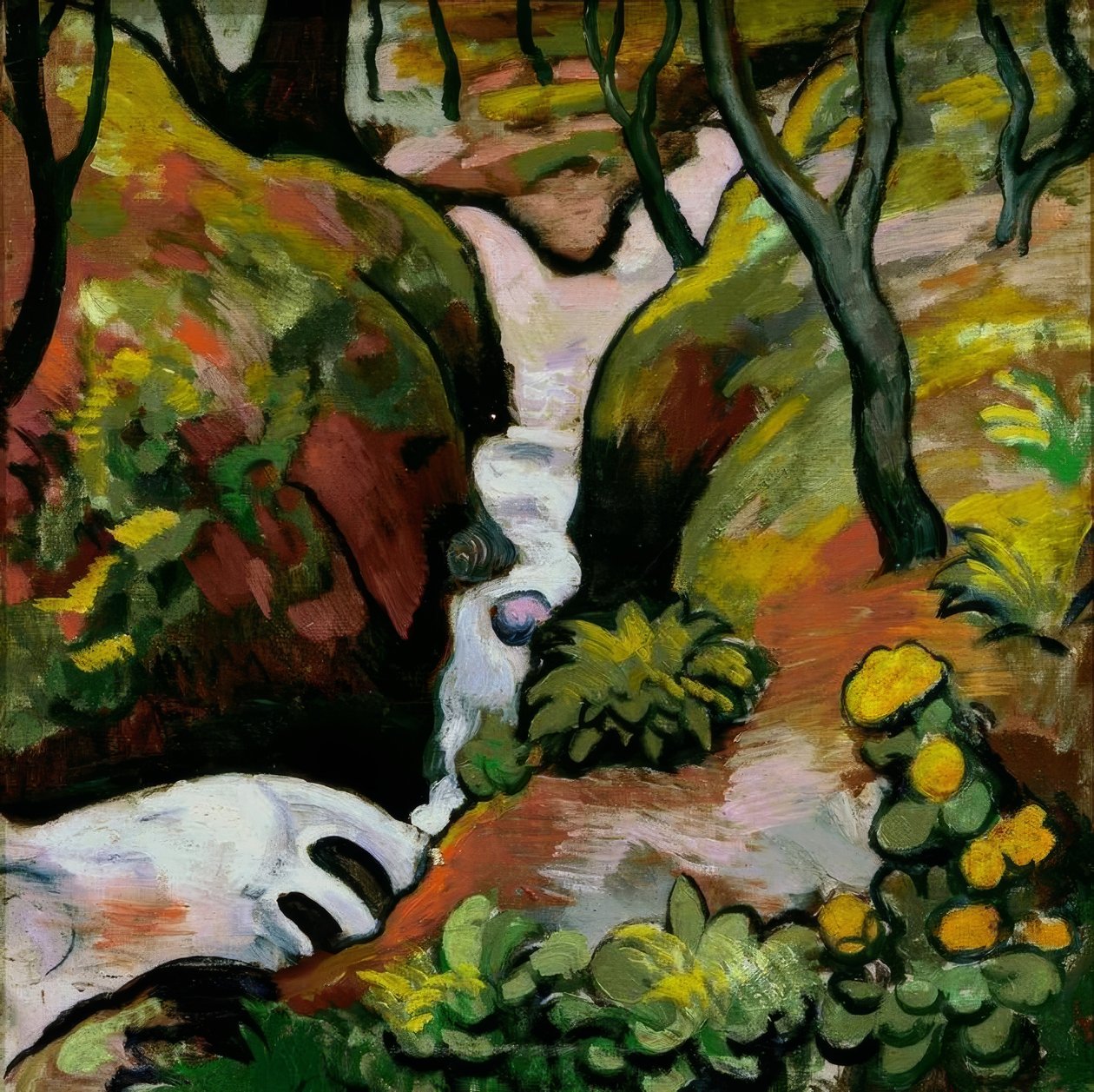 Ruscello nel bosco da August Macke