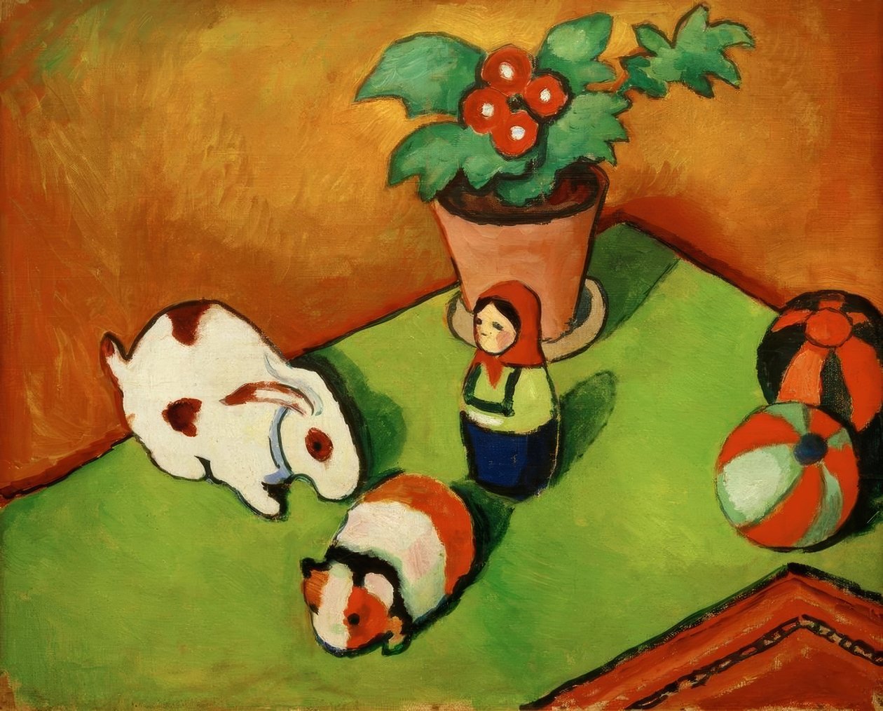 I giocattoli di Walterchen da August Macke