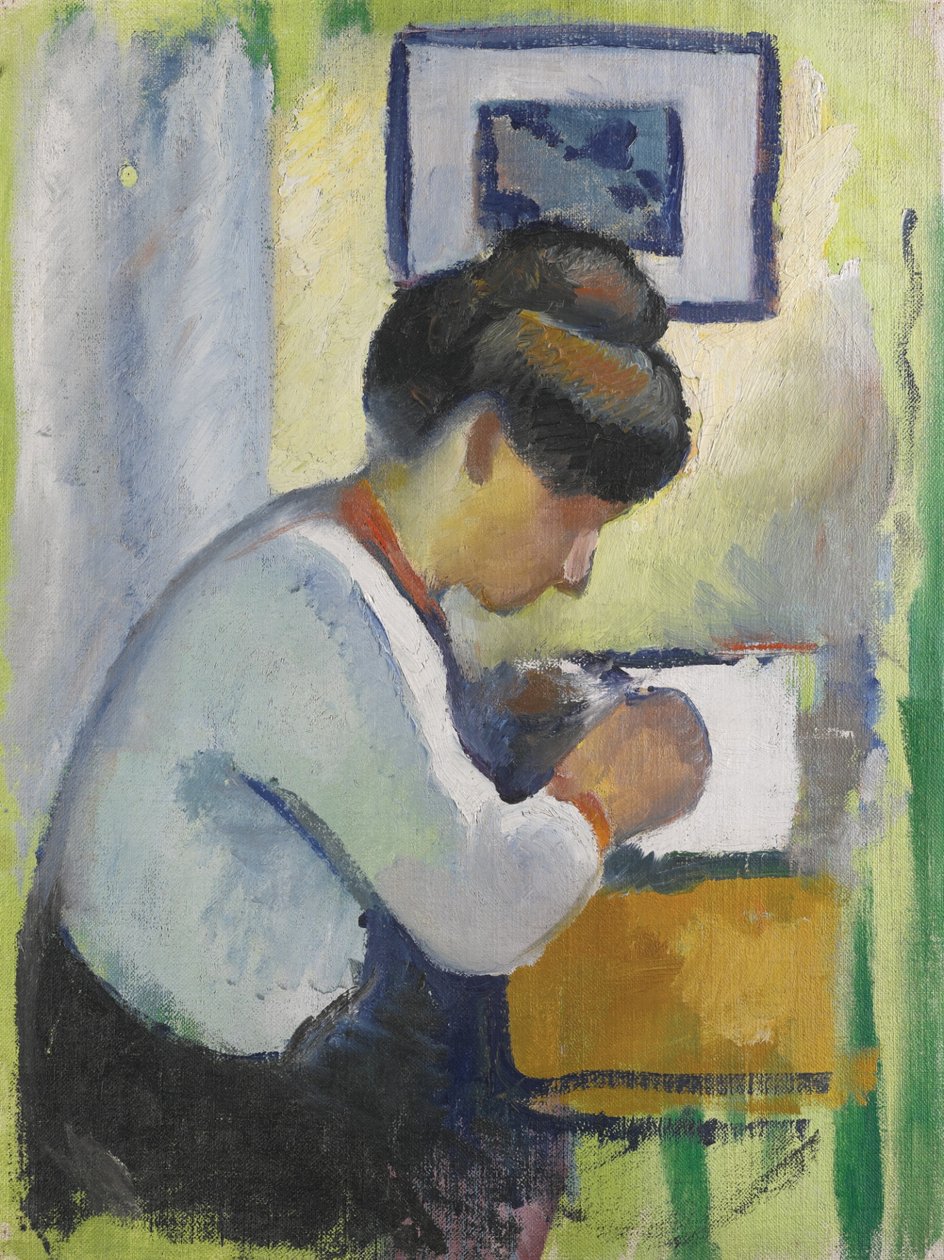 Scrittura femminile da August Macke