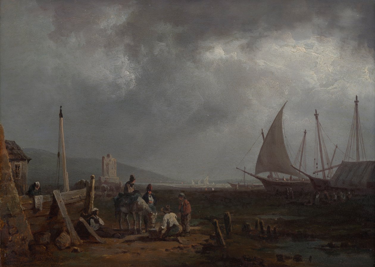 Scena portuale da August Piepenhagen