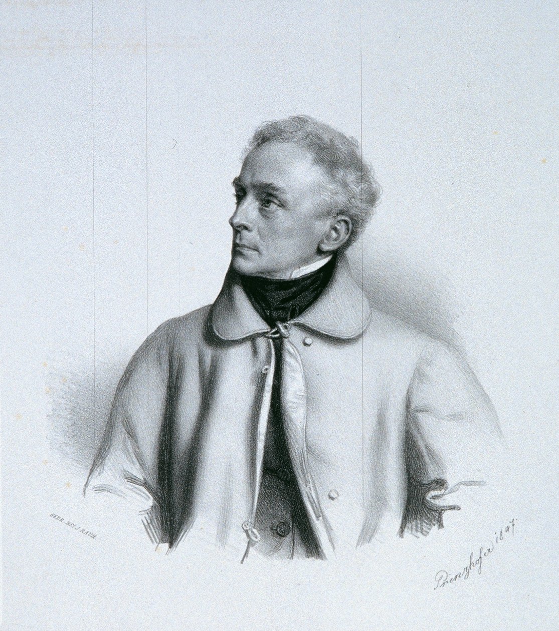 Il pittore Johann Peter Krafft da August Prinzhofer