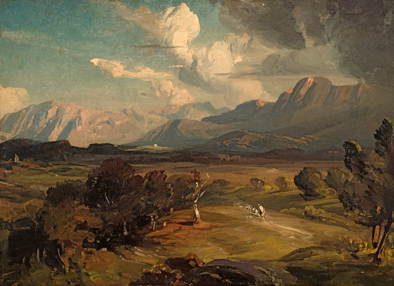 Paesaggio collinare da August Seidel