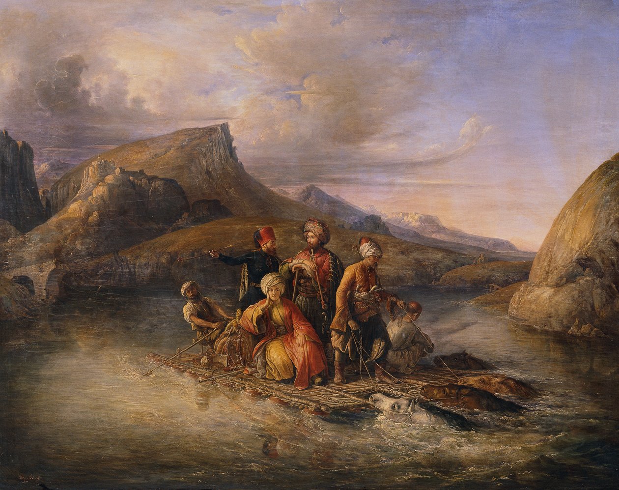Traversata del Tigri da August Theodor Schöfft