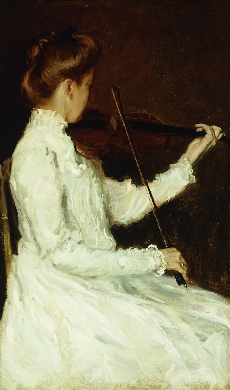Il violinista da August Vincent Tack