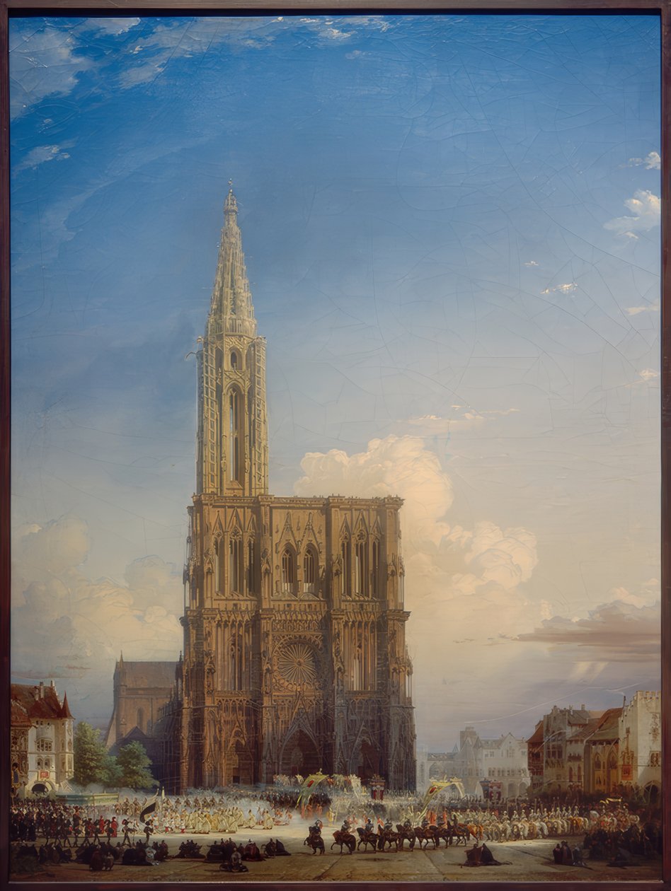 Cattedrale di Strasburgo nel Medioevo da August von Bayer