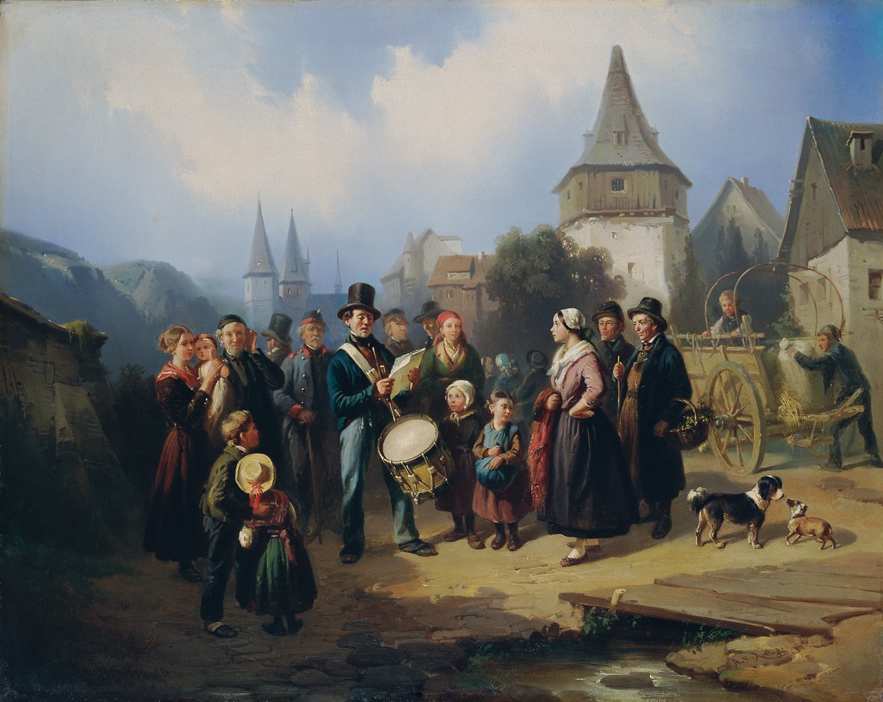 Il tamburino del villaggio da August von Rentzell