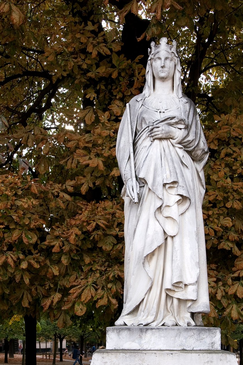 Ritratto di Bianca di Castiglia (1185-1252) da Auguste Alexandre Dumont
