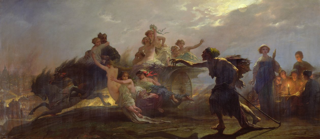 Il fornitore di miseria da Auguste Barthelemy Glaize